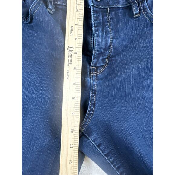 Soho New York & Company Jeans Womens 16 Curvy Bootcut Dark Wash Denim - Picture 3 of 8